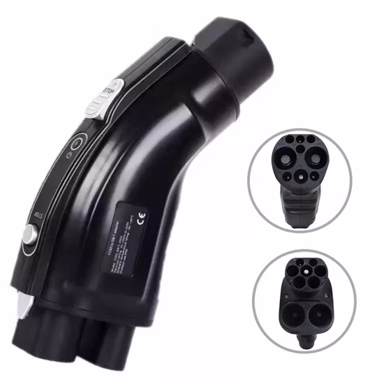 Adattatore CCS 2 Combo per caricabatterie Tes La fino a 150 A 500 V compatibile con Tes La Model 3, X, S, Y solo per Tes La Charge